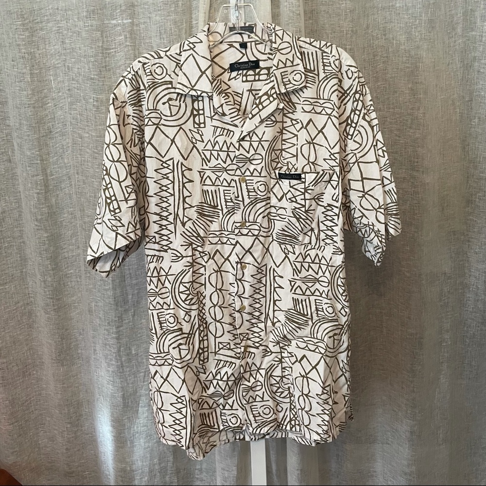 Christian Dior patterned shirt